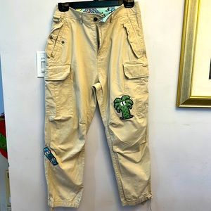 Li-ning / Steve Harrington ?Cargo Pants , crop pants